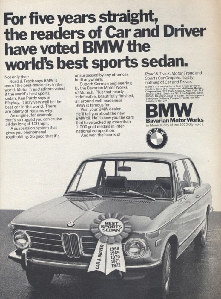 BMW 2002 Vintage Ad