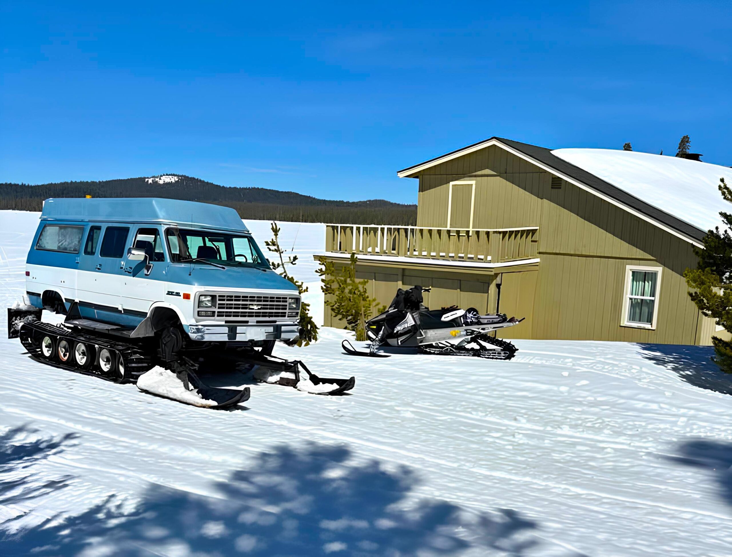 For Sale: An Unusual Chevrolet Van / Bombardier Snowcat – $15,000 USD