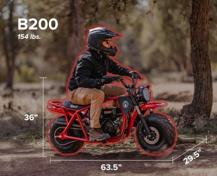 Coleman Powersports B200 Mini Bike 5