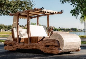 Flintstones Flintmobile Golf Cart