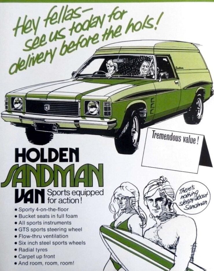 Holden Sandman Vintage Ad