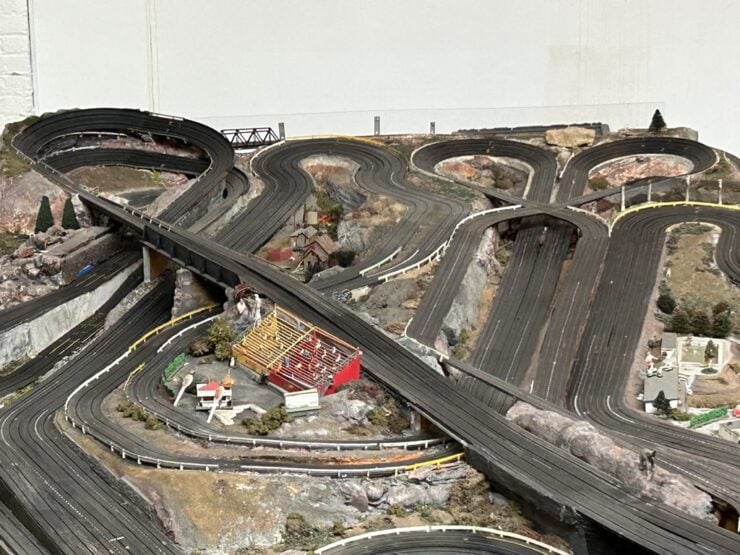 Slot Car Raceway And Model Railroad Track 1