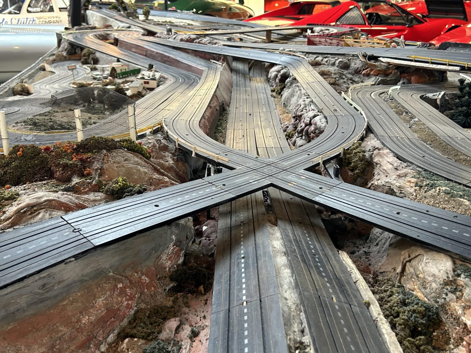 Rail Raceway Track A 16 Foot Wide Slot Car Raceway (And Model Railroad Track)