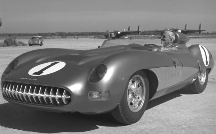 Zora Arkus-Duntov Behind The Wheel Of The Chevrolet Corvette SS Project XP-64