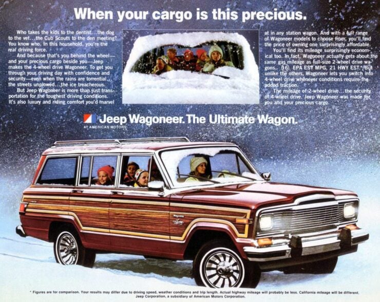 Jeep Grand Wagoneer Vintage Ad