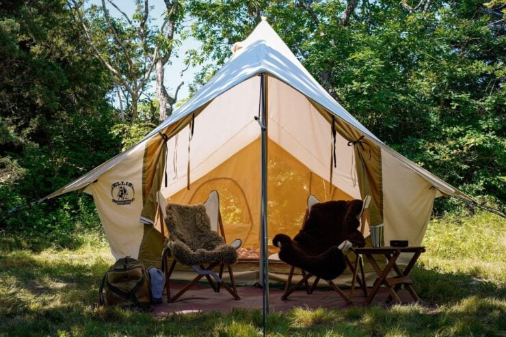 Ellis Split-Torrent Canvas Tent 1