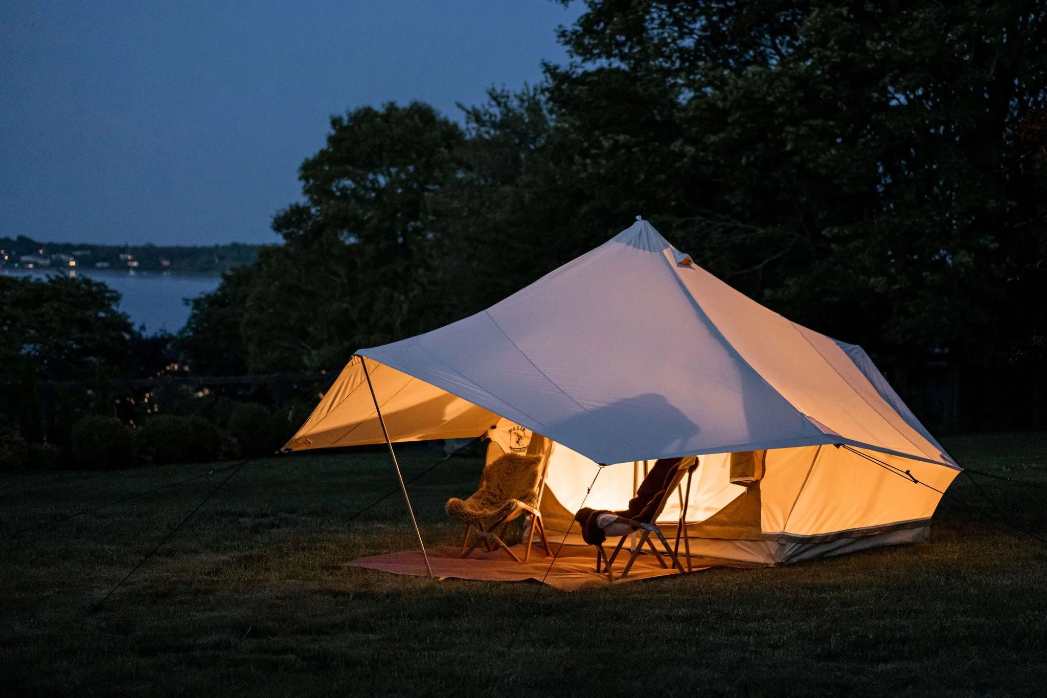 Camp With Style: The Ellis Split-Torrent Canvas Tent – Made In