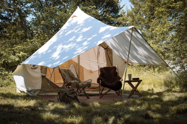 Ellis Split-Torrent Canvas Tent 5