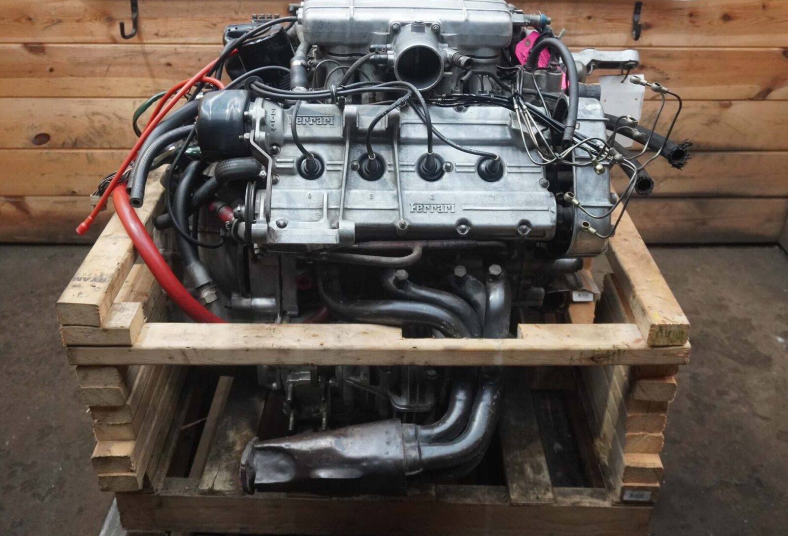 Crated And Ready! A Ferrari 308 GTSi V8 Engine + Transmission
