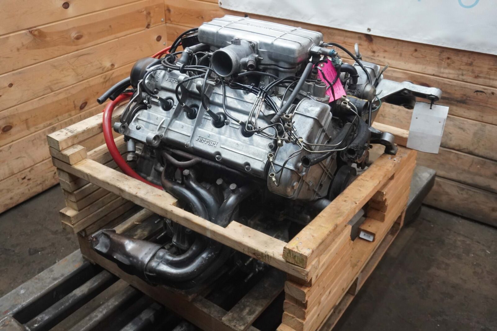 Crated And Ready! A Ferrari 308 GTSi V8 Engine + Transmission