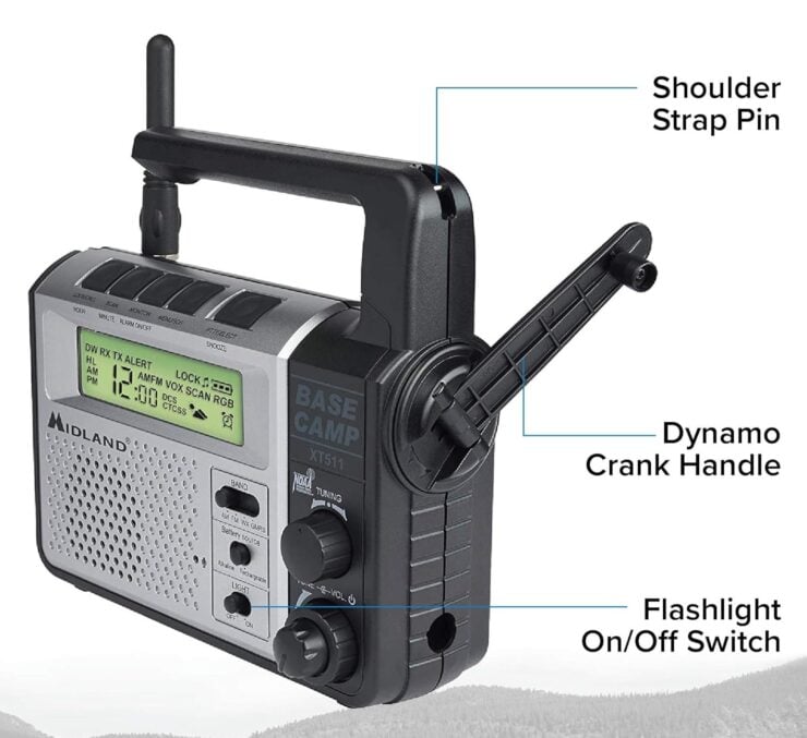 Midland Base Camp Emergency Two-Way Radio 3