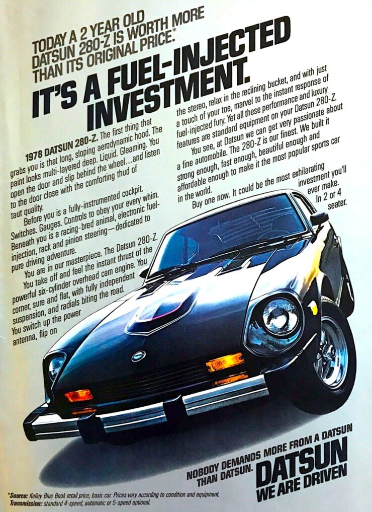 Datsun 280Z Vintage Ad