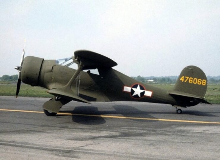 A USAF Beechcraft Staggerwing UC-43