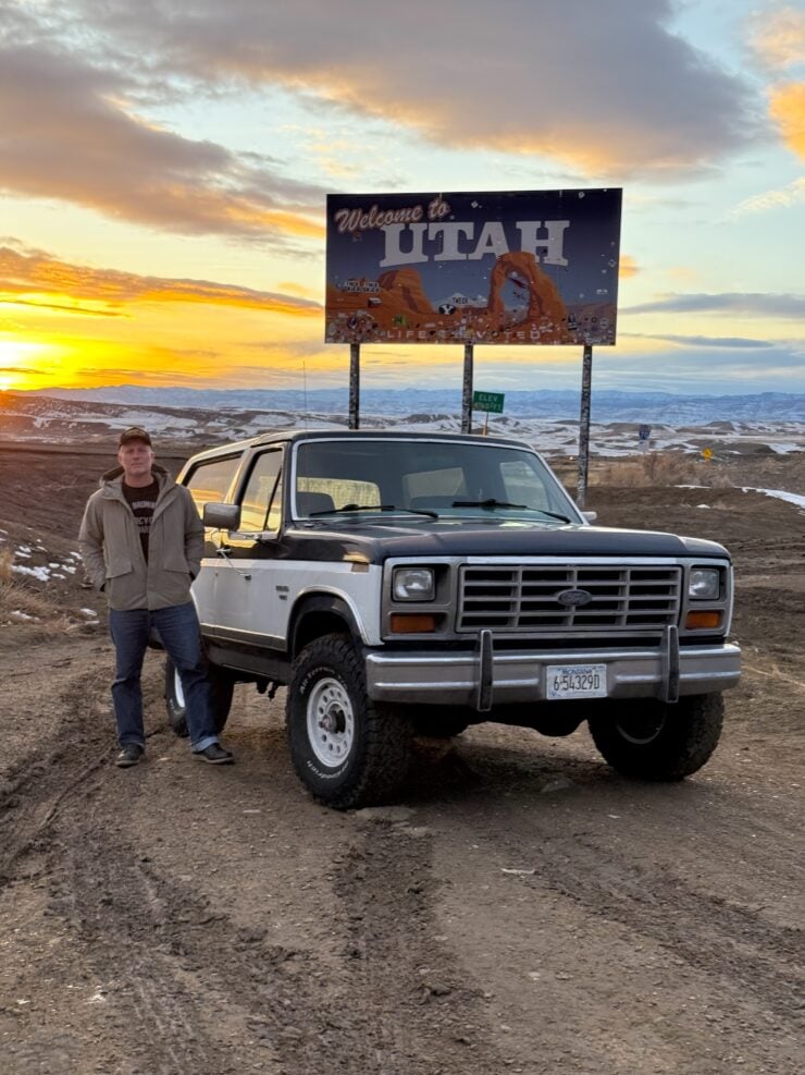 Ben with his 1986 Ford Bronco