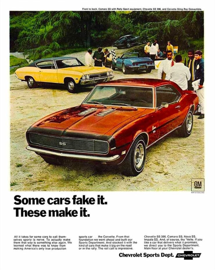 Chevrolet Camaro Vintage Advertisement