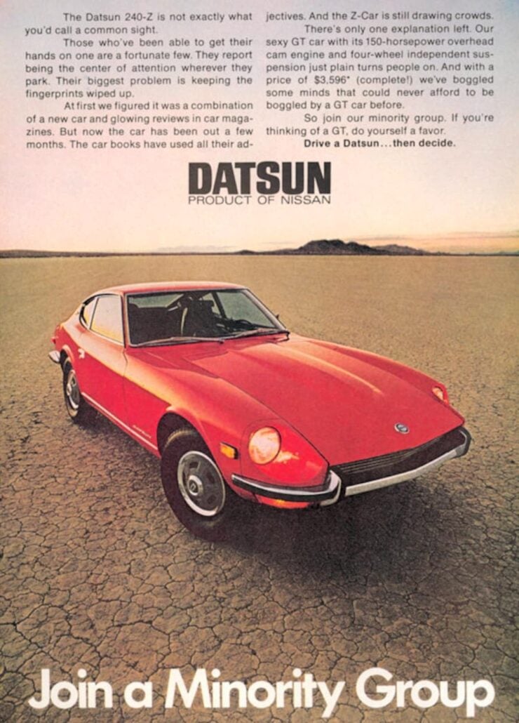 Datsun 240Z Vintage Ad