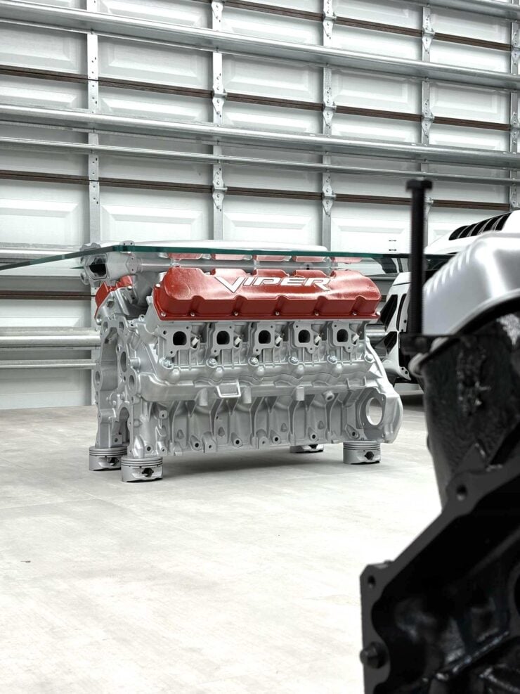 Dodge Viper V10 Engine Coffee Table 1