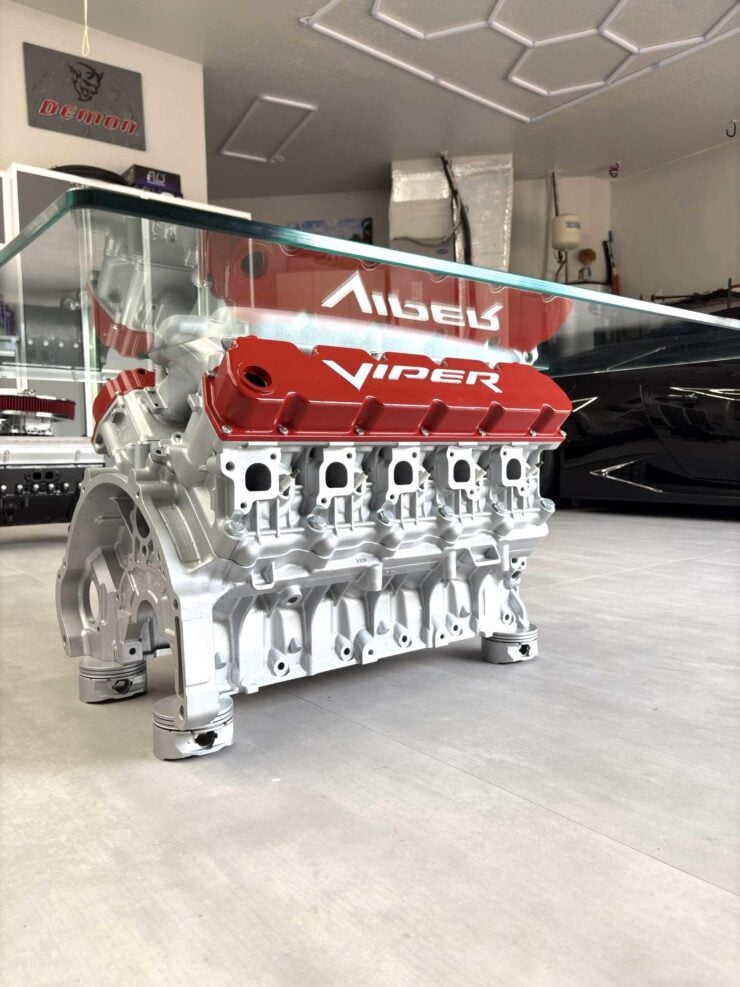 Dodge Viper V10 Engine Coffee Table 2