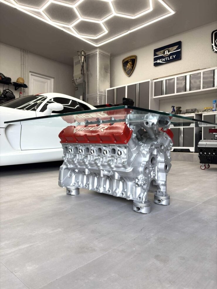 Dodge Viper V10 Engine Coffee Table 3