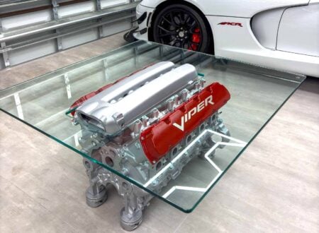 Dodge Viper V10 Engine Coffee Table