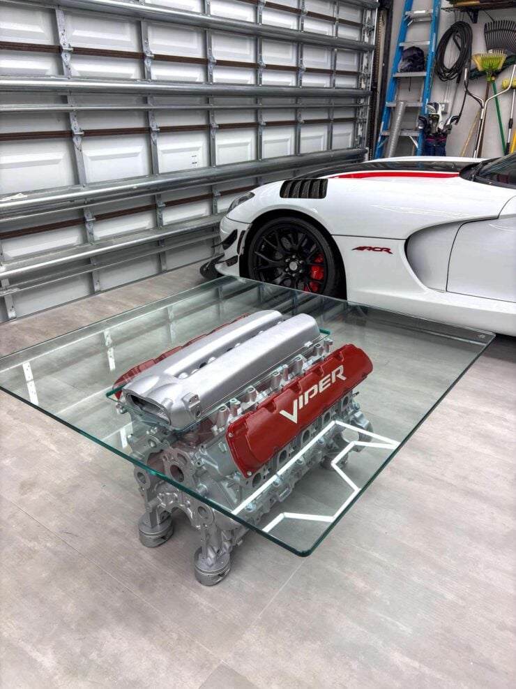 Dodge Viper V10 Engine Coffee Table 5