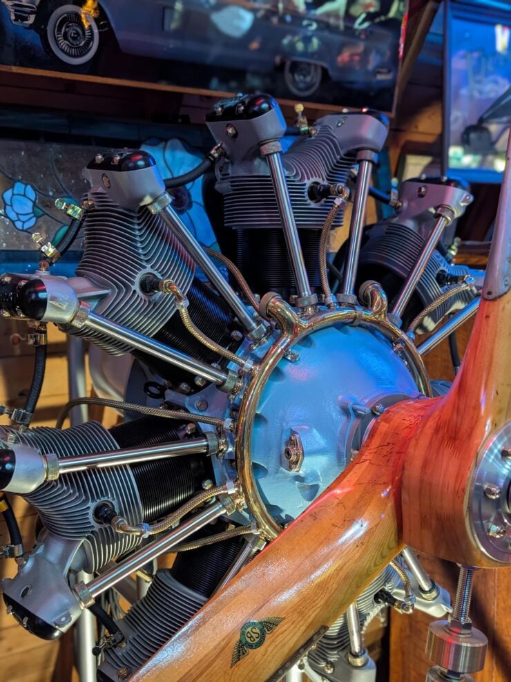 Jacobs R-755 Radial Engine Clock 2