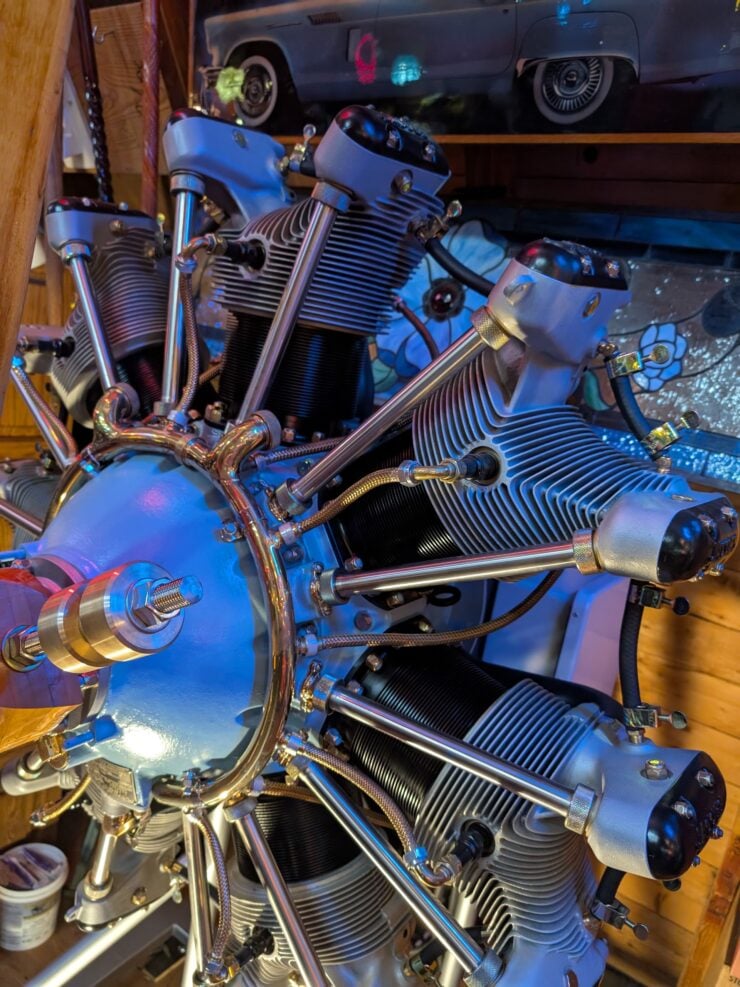 Jacobs R-755 Radial Engine Clock 3