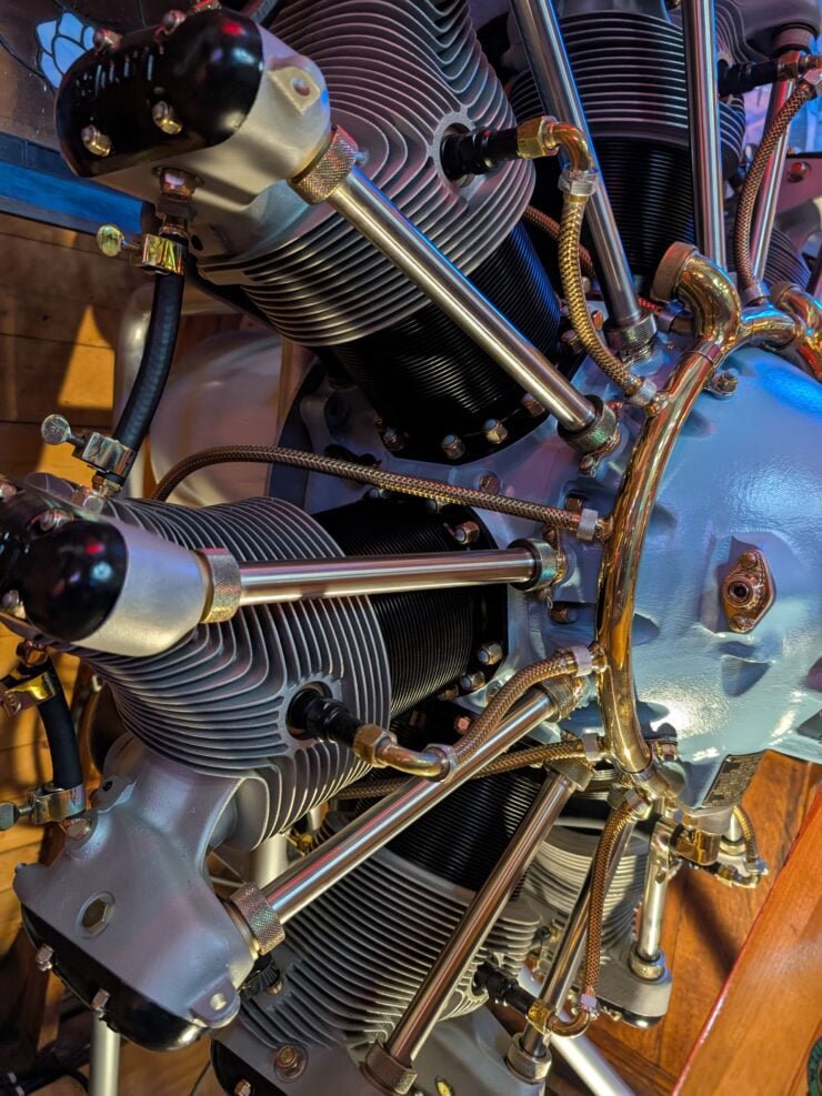 Jacobs R-755 Radial Engine Clock 6