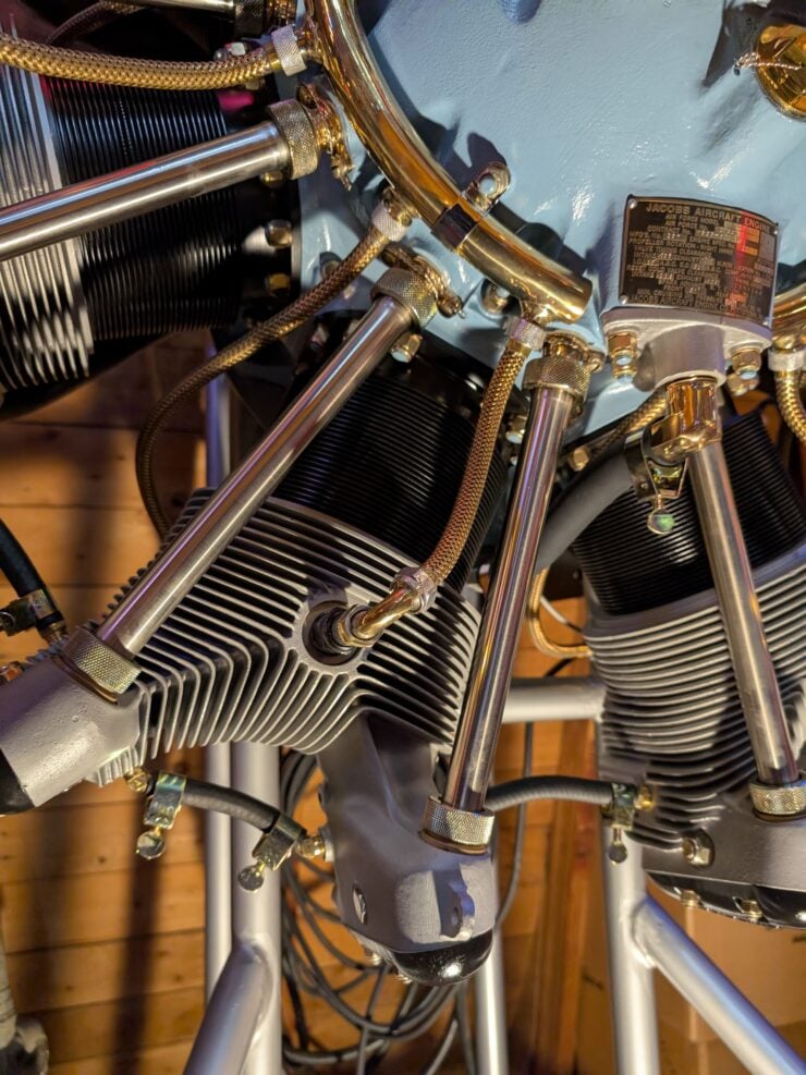 Jacobs R-755 Radial Engine Clock 7