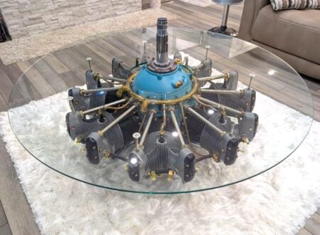 Jacobs R-755 Radial Engine Coffee Table