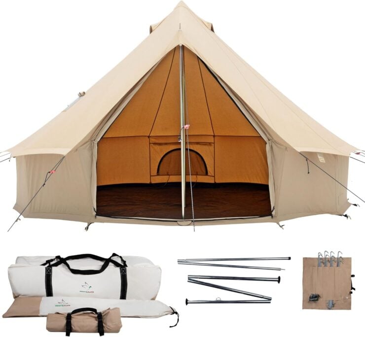 White Duck Regatta Canvas Bell Tent 1