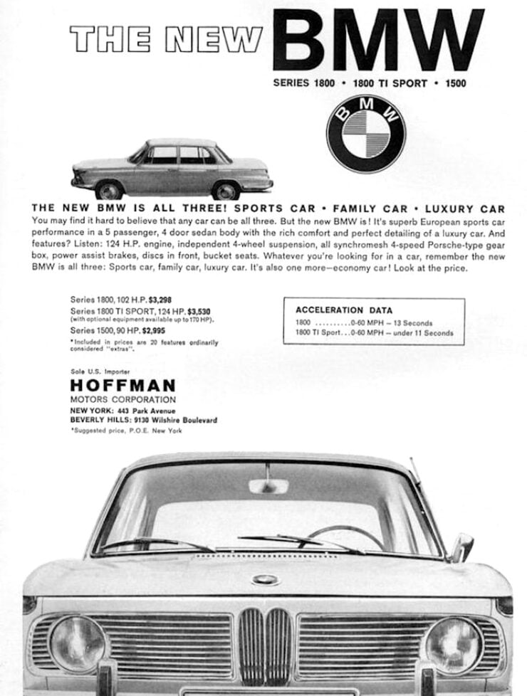 BMW 1800 Vintage Ad