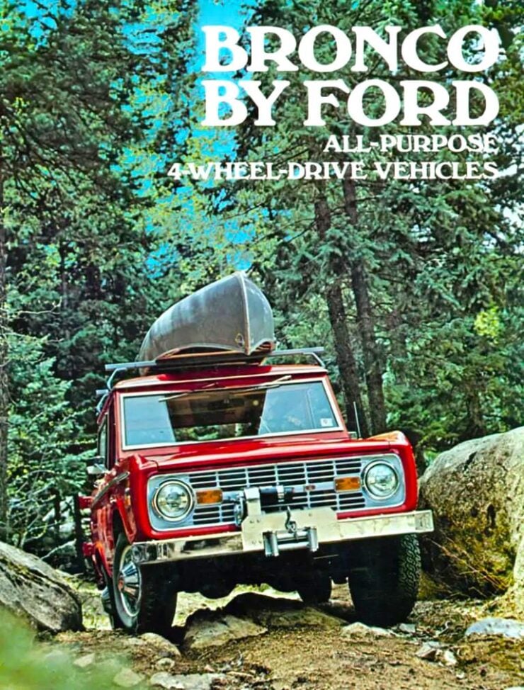 Ford Bronco Vintage Advertisement