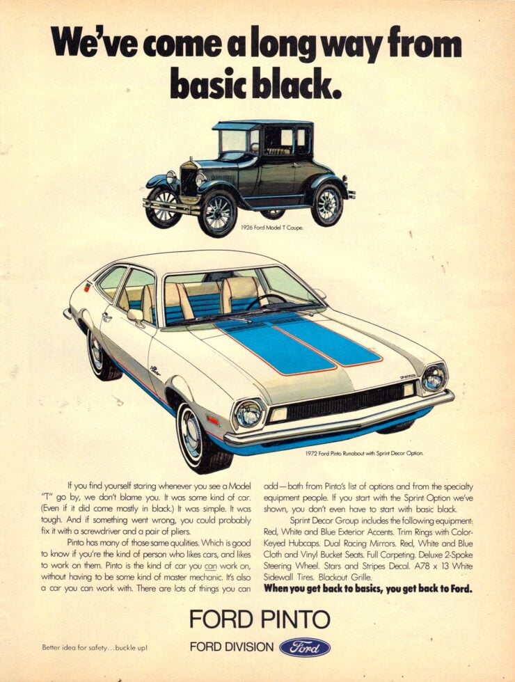 Ford Pinto Vintage Ad 1