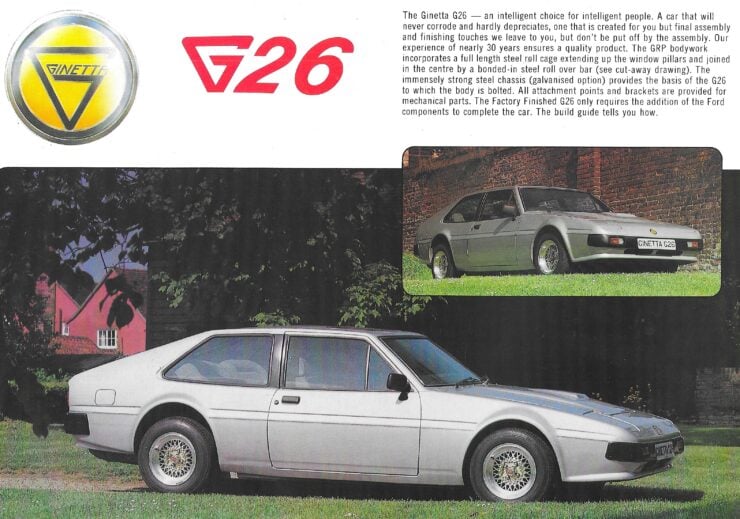 Ginetta G26 Brochure
