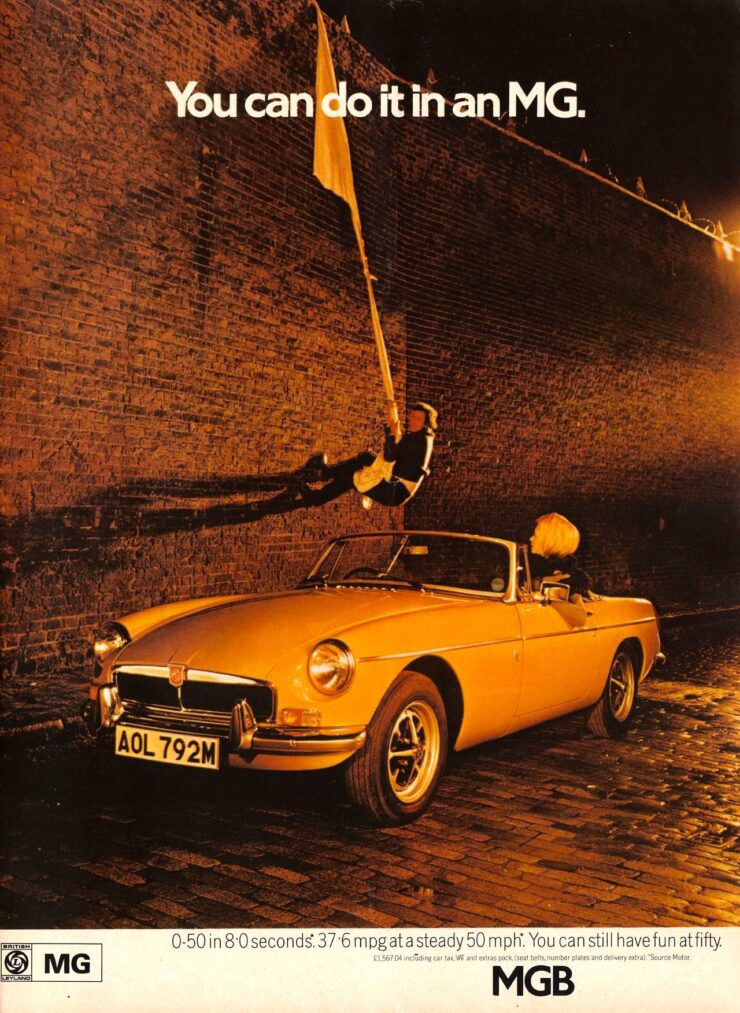 MGB Vintage Advertisement