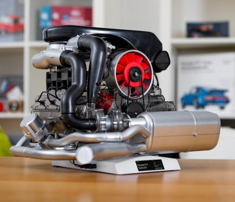 1:3 Scale: A Build-It-Yourself Porsche 911 Turbo Engine Kit