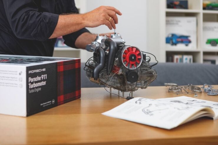 Porsche 911 Turbo Model Engine Kit 8
