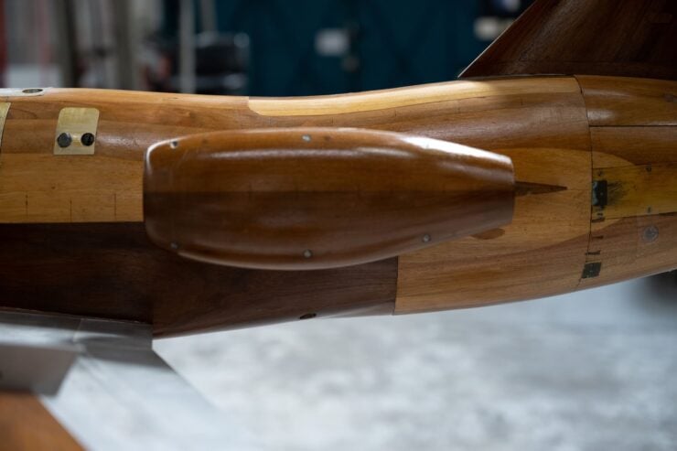 Scale wind tunnel model of the Dassault Falcon private jet 8