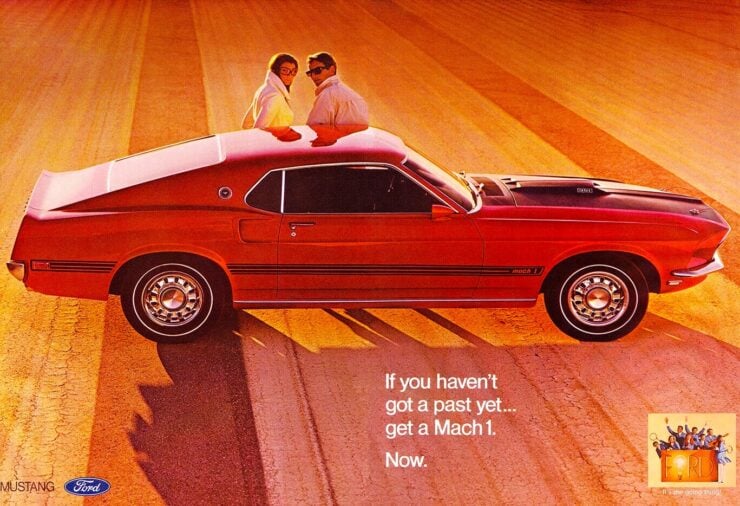 1969 Ford Mustang Mach 1 Vintage Ad