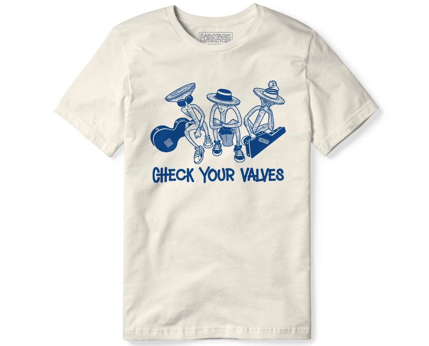 Check Your Valves T-Shirt Sabotage Motorcycles