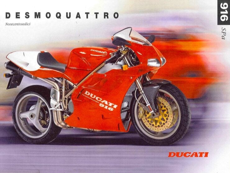 Ducati 916 SPA brochure