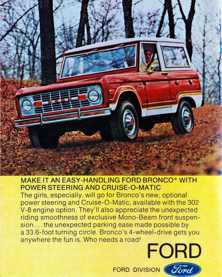 Ford Bronco Vintage Ad