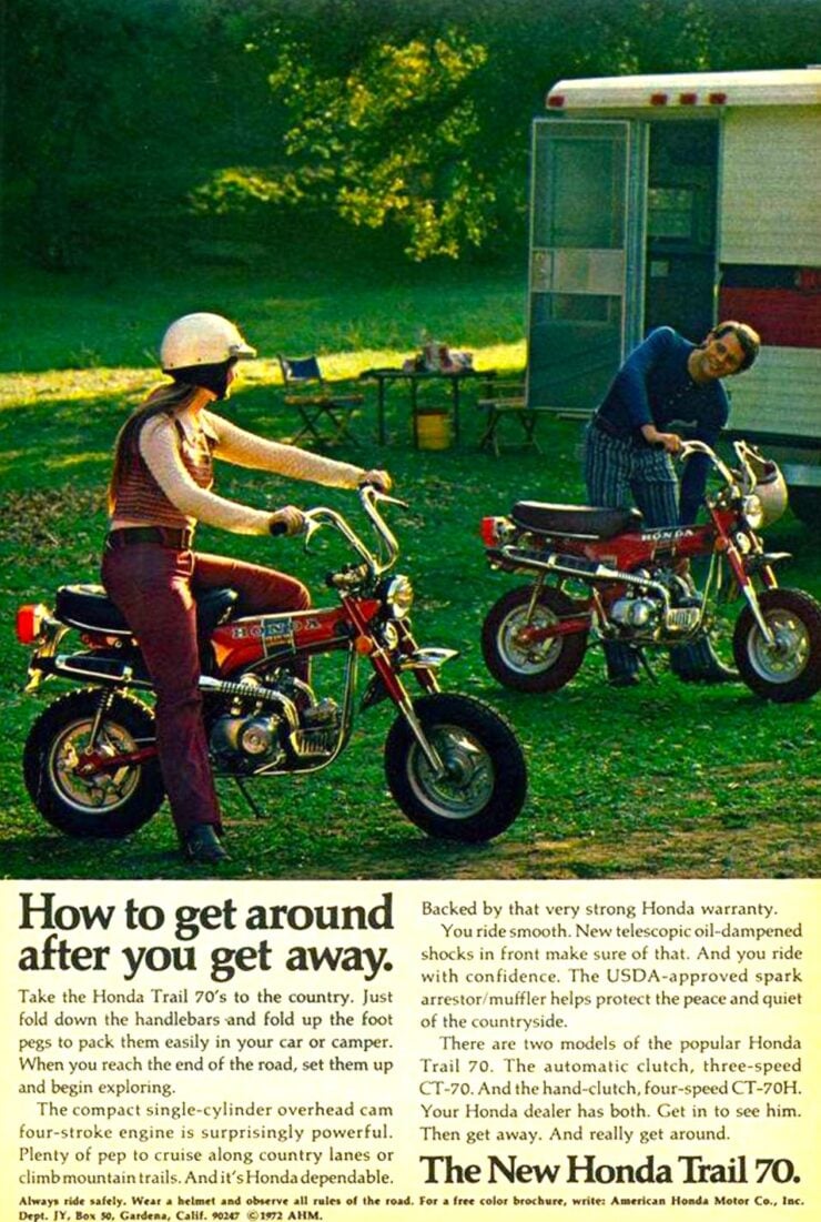 Honda CT70 Trail Vintage Ad 1