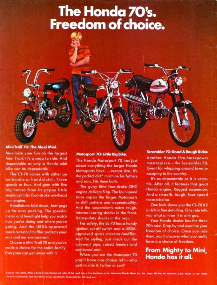 Honda CT70 Trail Vintage Ad 2