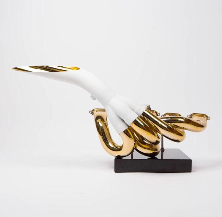 Jordan EJ12 V10 Exhaust Sculpture Mike OConnor 2