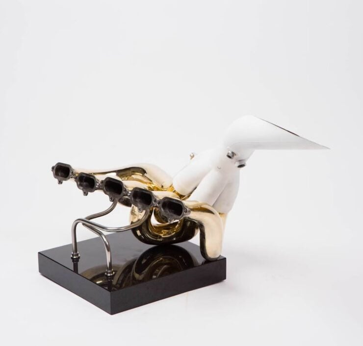 Jordan EJ12 V10 Exhaust Sculpture Mike OConnor 6