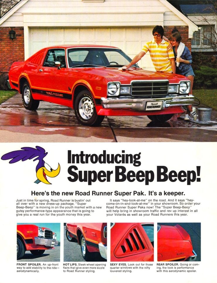 Plymouth Volare Road Runner Vintage Ad
