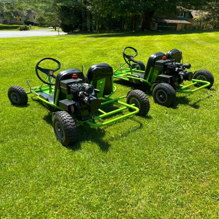 Sears Lime Limo Vintage Go-Kart 4