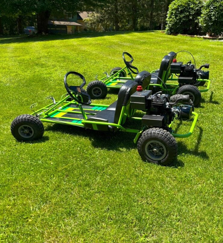 Sears Lime Limo Vintage Go-Kart 5